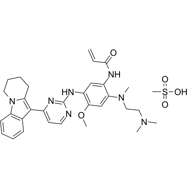 Oritinib mesylate (SH-1028 mesylate) 2180164-79-6